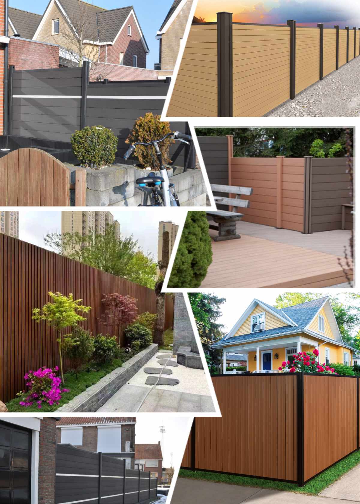 Meus vizinhos não param de me perguntar: Onde você comprou essa cerca de jardim? (Uma solução de WPC de baixo custo)